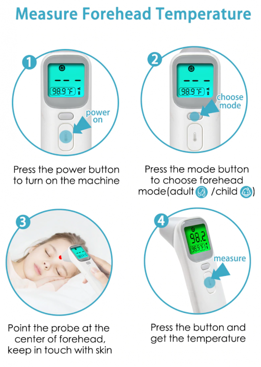 Nhiệt kế hồng ngoại thông minh elera