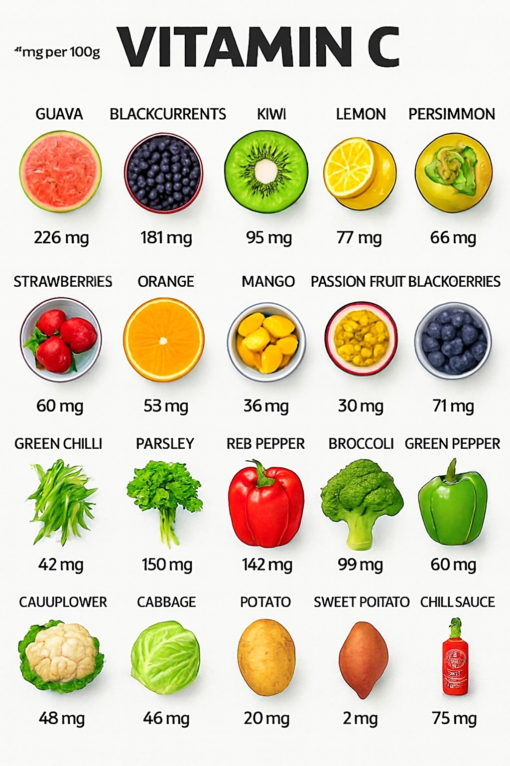 Thiếu Vitamin C – 