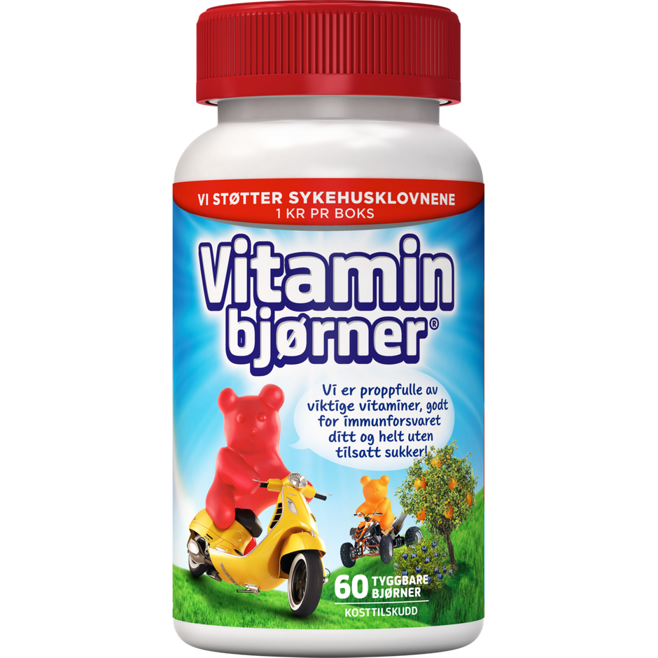 Vitaminbjorner | Kẹo dẻo bổ sung VITAMIN hình chú gấu Bjorner