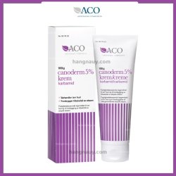 ACO Canoderm 5% Creme carbamid - Kem dưỡng ẩm ACO dành cho da viêm cơ địa Canoderm 5% | 100g