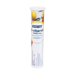 Viên sủi Nycoplus C-vitamin sitronsmak  1000mg | Hộp 20 Viên
