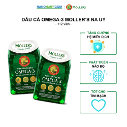 Dầu cá Moller’s Dobbel Omega-3 [112 Viên] | Combo 2 hộp