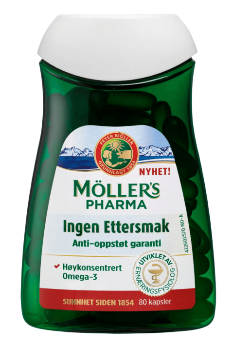 Dầu Cá Mollers Pharma Ingen Ettersmak