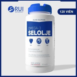 Dầu Cá Omega-3 SELOLJE RUIS OLIMAR Na Uy | Hộp 120 Viên