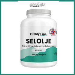 Dầu hải cẩu Omega 3 Selolje Vitality Line nội địa Na Uy (250 viên)