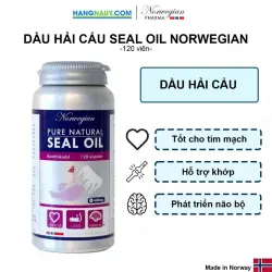 Dầu hải cẩu tinh khiết Norwegian Pure Natural Seal Oil Nauy - Hộp 120 viên