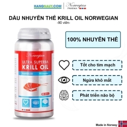 Dầu nhuyễn thể Norwegian Ultra Superba Krill Oil Nauy  - Hộp 90 viên