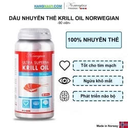 Dầu nhuyễn thể Norwegian Ultra Superba Krill Oil Nauy  - Hộp 90 viên