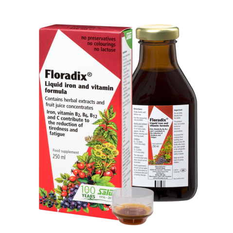 Floradix®, Liquid iron and vitamin formula -  Bổ sung Sắt & Vitamin cho trẻ em từ 3 tuổi và người lớn (250 ml)