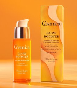 Serum tinh chất Vitamin C Trắng Da, Mờ Thâm COSMICA nội địa Nauy Glow Bootster 30ml