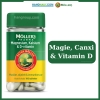Mollers Pharma Vitamin Magie, Canxi và Vitamin D Mollers Viên uống bổ sung nội địa Na Uy | Hộp 100 viên