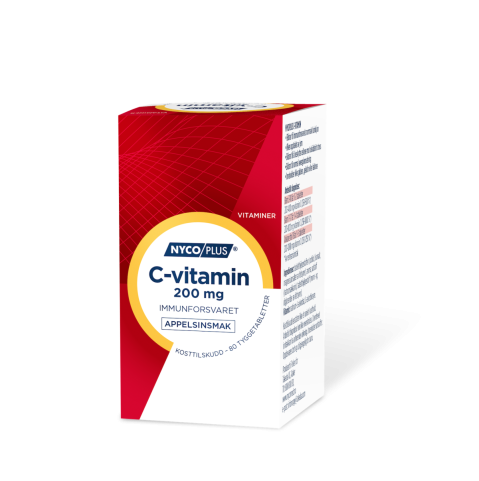 Nycoplus C-vitamin 200mg | Viên uống bổ sung Vitamin C | Hộp 80 viên