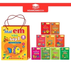 Sách - Combo Mai Em Vào Lớp 1 Dành Cho Trẻ 4 - 5 Tuổi (Túi 9 Cuốn)