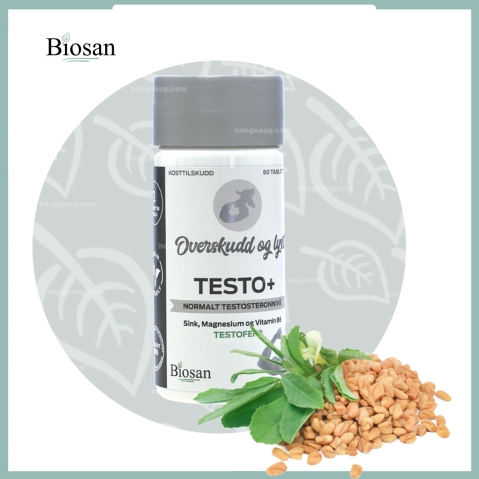 TESTO+ Biosan | Viên uống tăng Testosterone dành cho nam | Hộp 60 viên