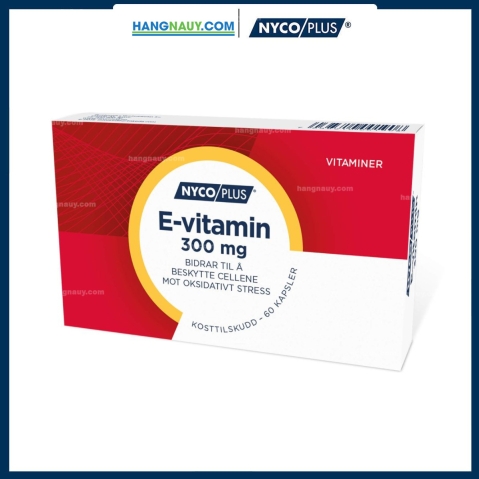 Viên nang bổ sung Vitamin E 300 mg Nycoplus (60 viên)