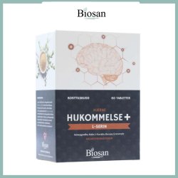 Hukommelse + Biosan | Viên uống BỔ NÃO | Nội địa Nauy | Hộp 60 viên