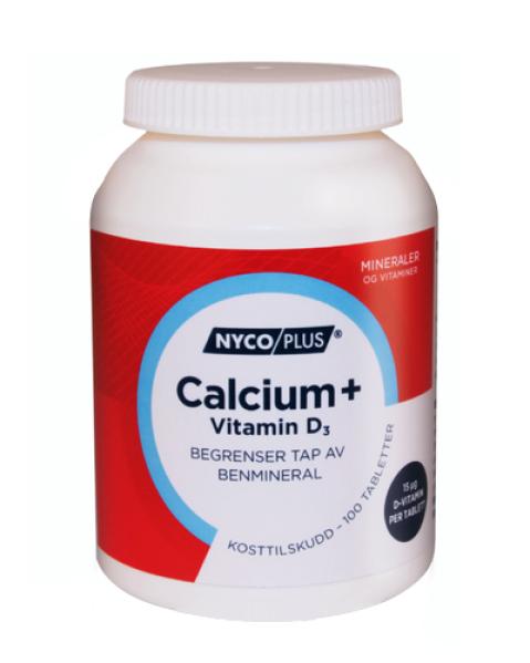 Viên Uống Bổ Xương - NYCOPLUS® 500 mg CANXI + Vitamin D [100 Viên]
