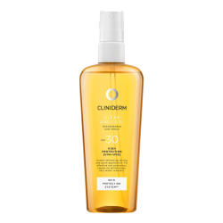 Xịt chống nắng Cliniderm Sun Clear and Cool Spray SPF 30 150ml
